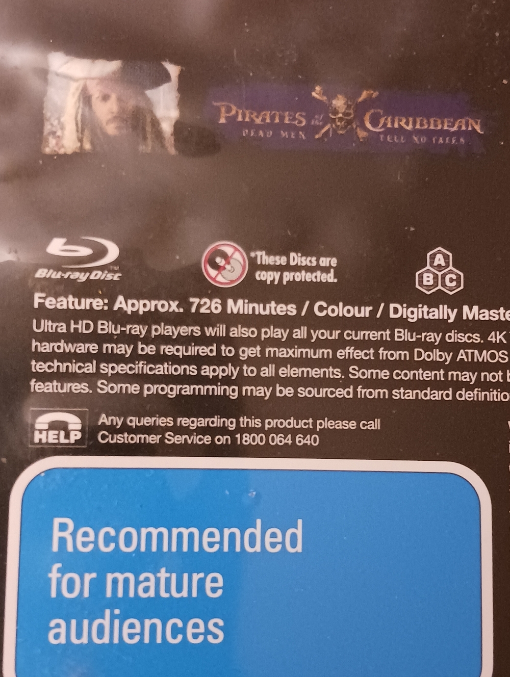 Disney Pirates of the Caribbean 5-Movie Collection (4K UHD + Blu-ray) New Other - Picture 10 of 15